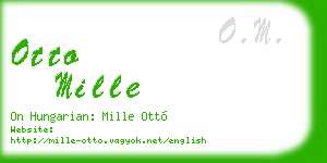 otto mille business card